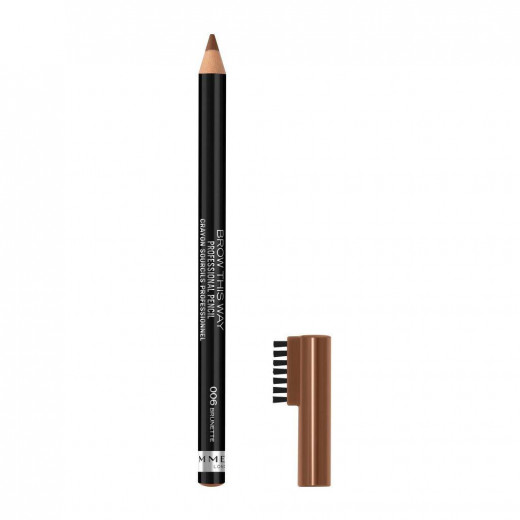 Rimmel London Brow This Way Professional Eyebrow Pencil, 006, Brunette