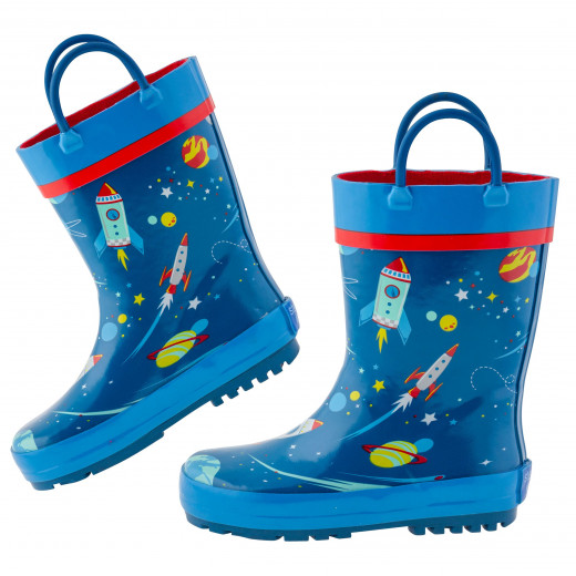 حذاء المطر، برسمة الفضاء ، مقاس 9 من ستيفين جوزيف