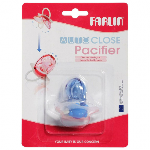 Farlin - Auto-Close Pacifier Blue