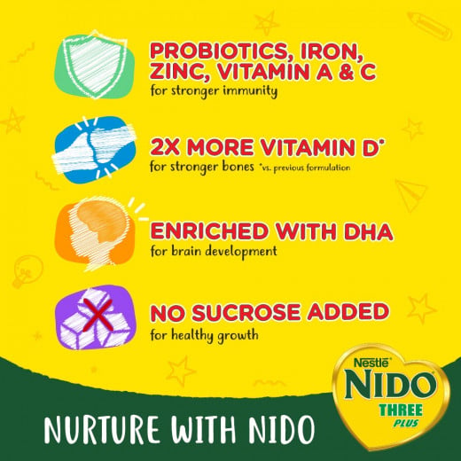 Nestle Nido 3 Plus Growing Up Milk, 1800 Gram