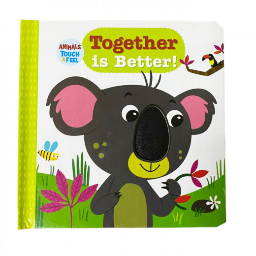 Dar Al Ma'arif Together is Better Touch and Feel the Animals Book, English Version
