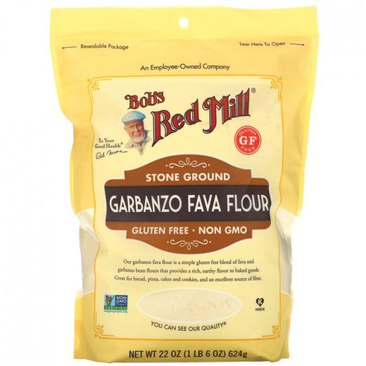 Bob`s Red Mill Organic Garbanzo Fava Flour, Gluten Fee, Vegan, 623gram