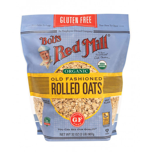 Bob's Red Mill Gluten Free Organic Old Fashioned Rolled Oats, 907gram