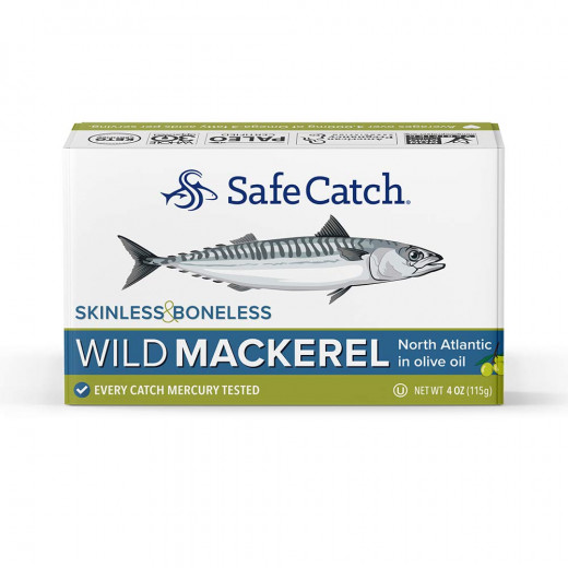 Safe Catch Mackerel In Olive Oil, 115gram