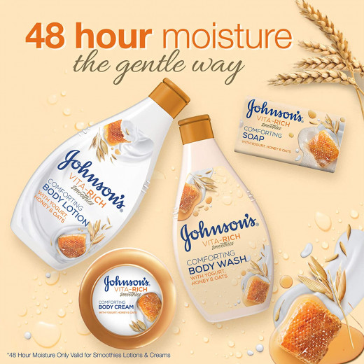 Johnson's Body Lotion - Vita-Rich, Smoothies, Comforting, Yogurt, Honey & Oats, 400ml