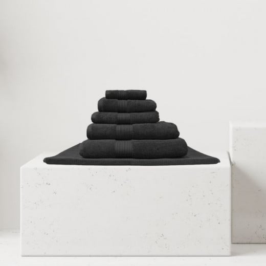 Nova home pretty collection towel, cotton, black color, 33*33 cm