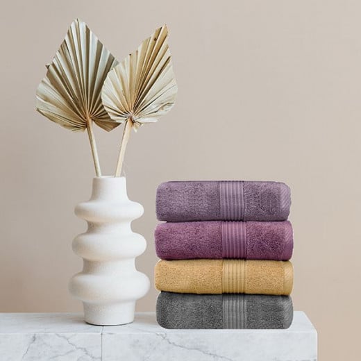 Nova home pretty collection towel, cotton, mauve color, 33*33 cm
