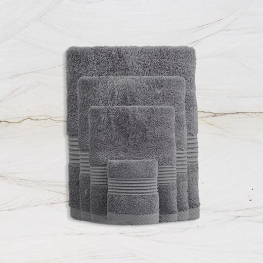 Nova home pretty collection towel, cotton, charcoal color, 50*100 cm