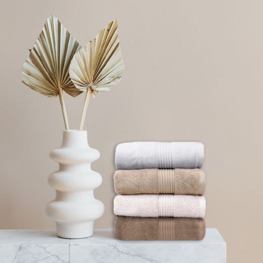 Nova home pretty collection towel, cotton, beige color, 70*140 cm