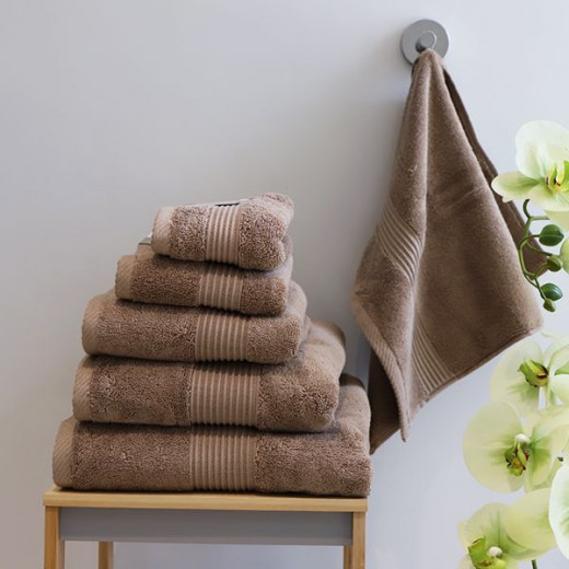 Nova home pretty collection towel, cotton, moka color, 70*140 cm