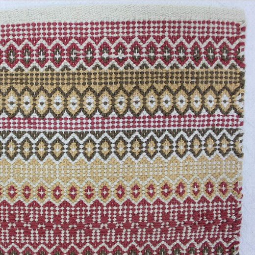 Nova home cirrus woven rug, cotton, brown color, 120*180 cm