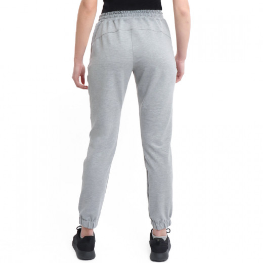 RB Women's Jogger Sweatpants, Small Size, Light Grey Color