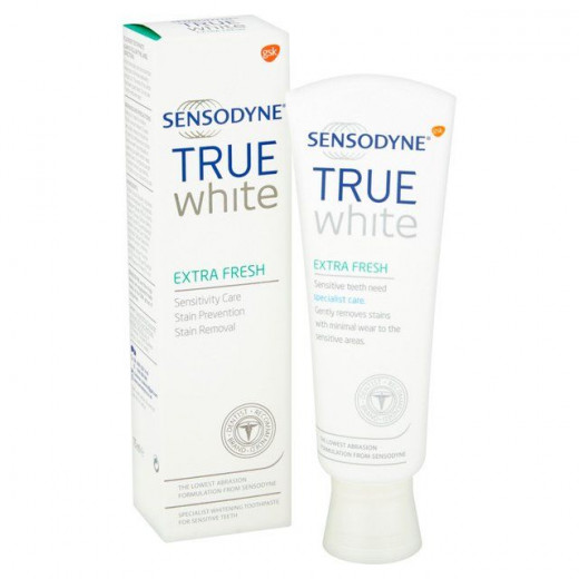 Sensodyne True White Toothpaste Extra Fresh, 75ml