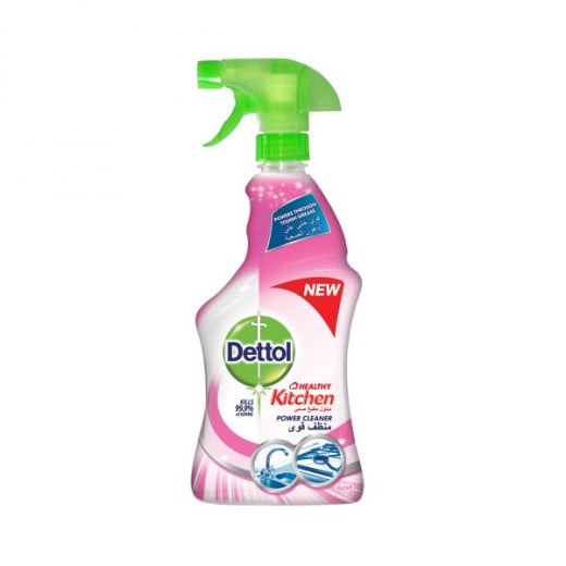 Dettol Power Kitchen Cleaner Spray, Healthy Kitchen, Rose Scent, 500ml