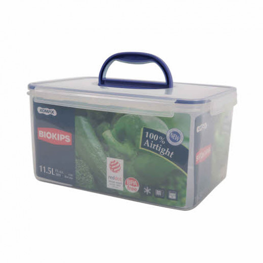 Komax Biokips Food Container Rectangle With Handle, 11.5 L