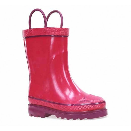 حذاء للمطر باللون الزهري، مقاس 27 من ويسترن شيف
