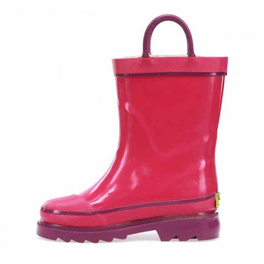 حذاء للمطر باللون الزهري، مقاس 24 من ويسترن شيف