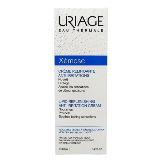 Uriage Xemose Emollient Cream For Face and Body, 200 Ml
