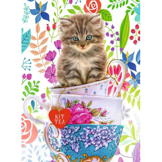 Ravensburger Puzzle Kitten in a Cup, 500 Pieces