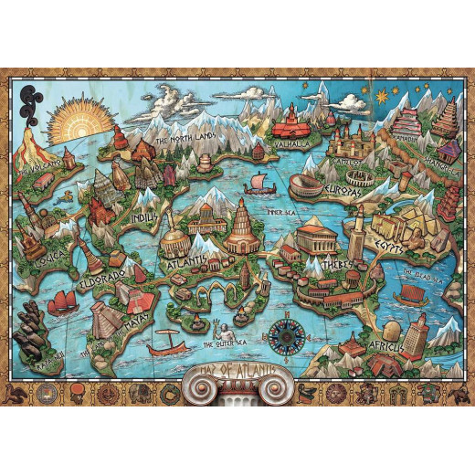 Ravensburger Puzzle Geheimnisvolles Atlantis,1000 Pieces