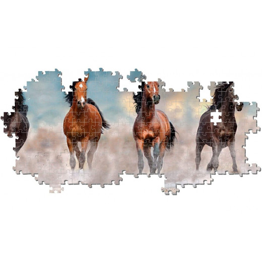 لعبة الأحجية بتصميم خيول, 1000 قطعة من كليمنتوني