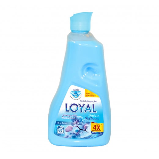 Loyal concentrated Fabric Softener , Blue 1500 ML