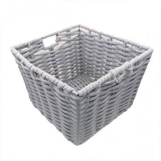 Weva taylor cotton storage basket, grey