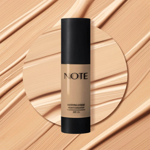 Note Cosmetique Mattifying Extreme Wear Foundation - No 07, Apricot