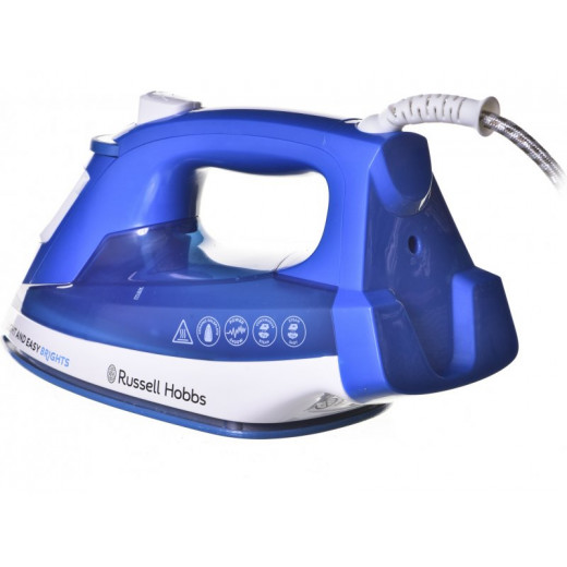 Russell Hobbs Iron Light and Easy Brights, Blue Color, 2400 Watt
