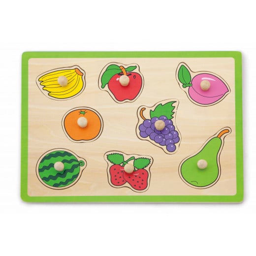 Viga Flat Puzzle, Fruits Design