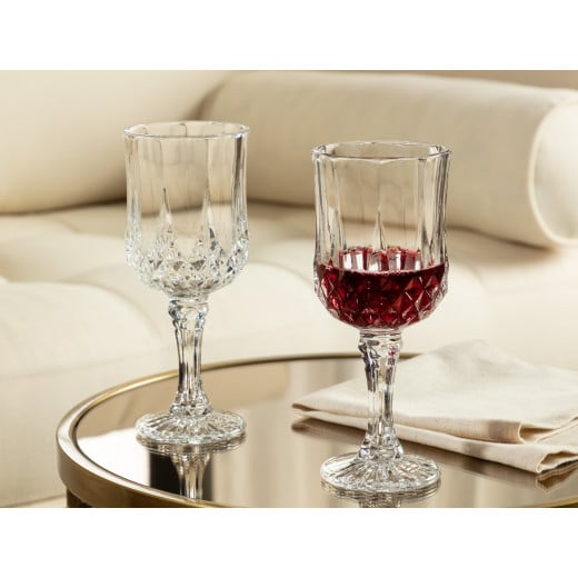 Madame Coco Audrey Tall Drinking Glasses, Set of 4 Pieces, 220 Ml