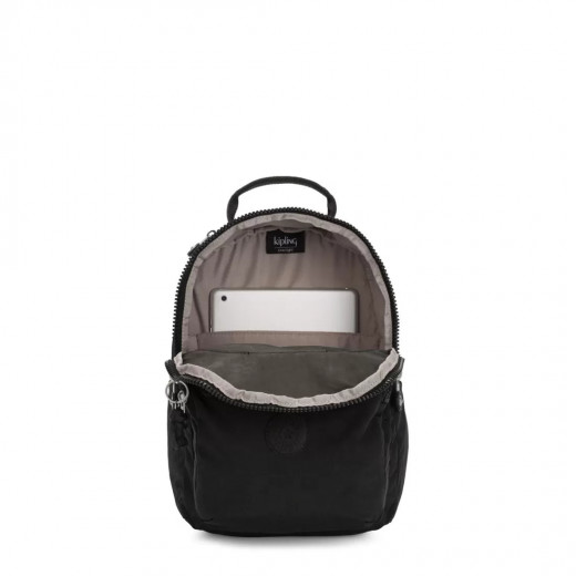 Kipling Seoul Backpack With Tablet Compartment Black Noir, Small Size