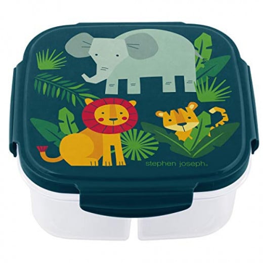 صندوق طعام للاطفال مع كيس ثلج بتصميم حديقة الحيوانات من ستيفن جوزيف