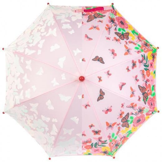 Stephen Joseph Color Changing Umbrella,  Butterfly Design