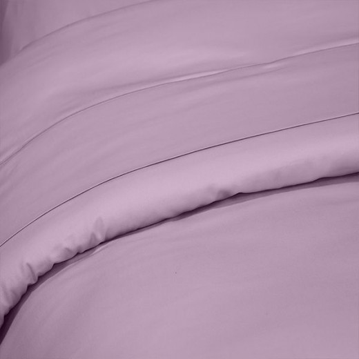 Fieldcrest plain duvet cover, cotton, plum color, super king size