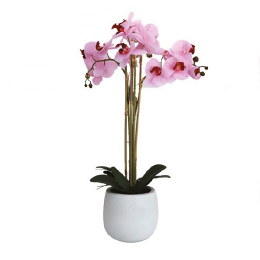 Nova home artificial flower arrangement, pink color, 59 cm