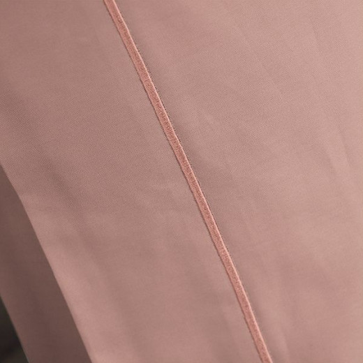 Fieldcrest plain fitted sheet set, cotton, old rose color, king size, 3 pieces
