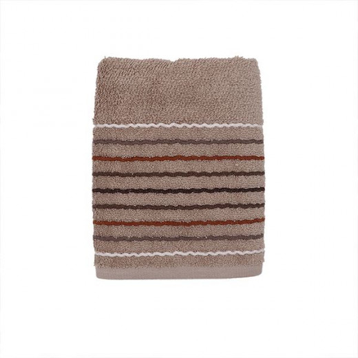 Nova home nestwell jacquard towel, beige color, 50x90 size