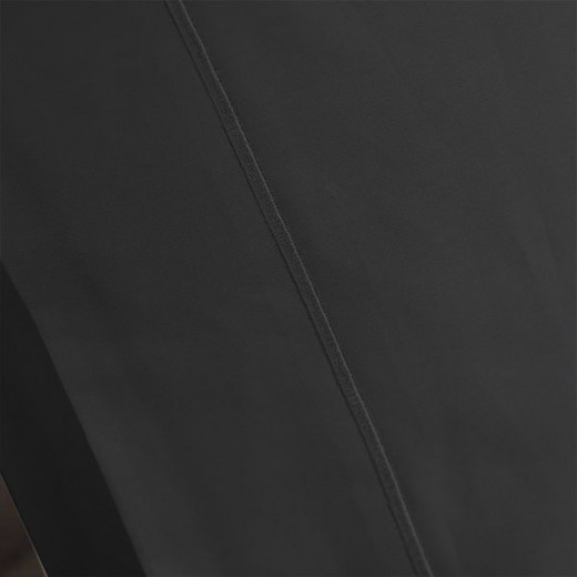 Fieldcrest plain fitted sheet set, black color, twin size
