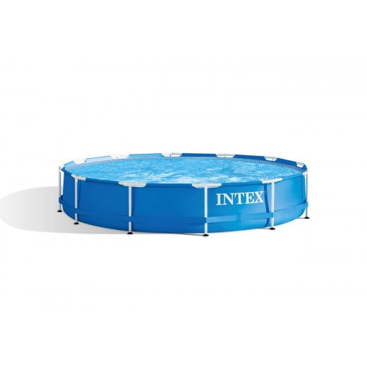 Intex Metal Frame Pool, Without Filter, 3.66 X 76