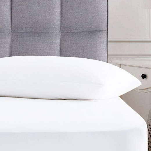 Nova Home UltraPlain Pillowcase Set, White Color, 2 Pieces