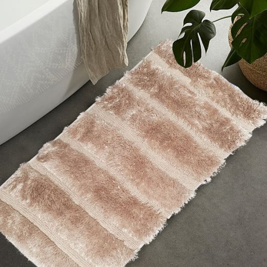 Nova home line pearl bath mat, beige color