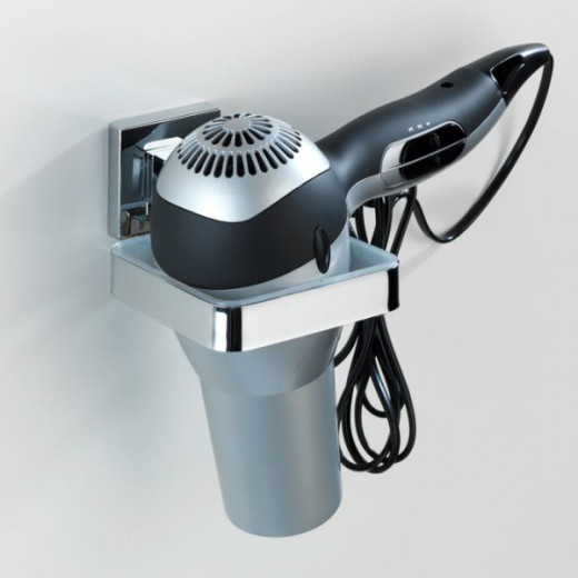 Wenko Quadro Vacuum-Loc Hair Dryer Holder