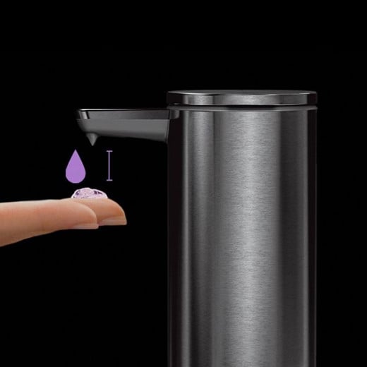 Simplehuman liquid soap sensor pump, stainless steel, brushed, 260 ml