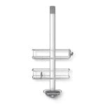 Simplehuman stainless steel and anodized aluminum shower caddy, silver color