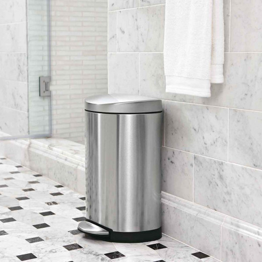 Simplehuman stainless steel trash bin, brushed, 10 liter