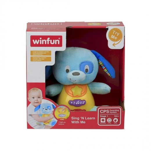 Winfun Sing N Learn With Me, Blueberry Puppet