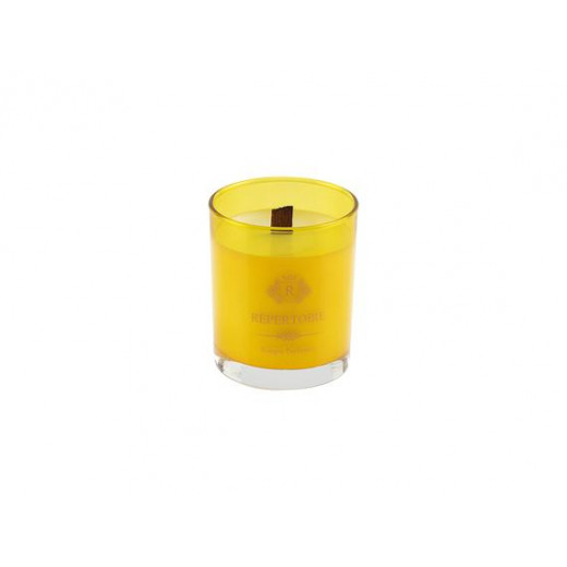 Madame Coco Répertoire Mimosa Scented Kindling Candle With Wick, Yellow Color, 170 Gram