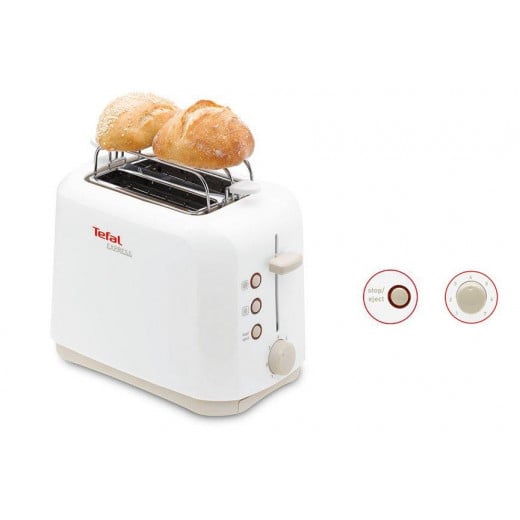 Tefal Express Two Slots Toaster, 850 Watts, White Color