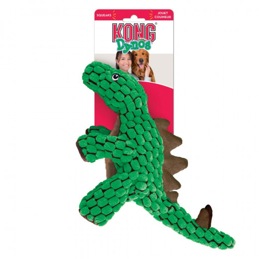 Kong Dynos Stagosaurus Dog Toy, Green Color, Small